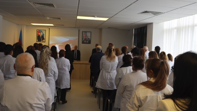 Elmi-Tədqiqat Tibbi Profilaktika İnstitutunda Zəfər Günü qeyd olundu - FOTO