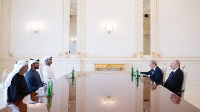 Prezident BƏƏ-nin bir sıra şirkətlərinin rəhbərlərini qəbul etdi - FOTO