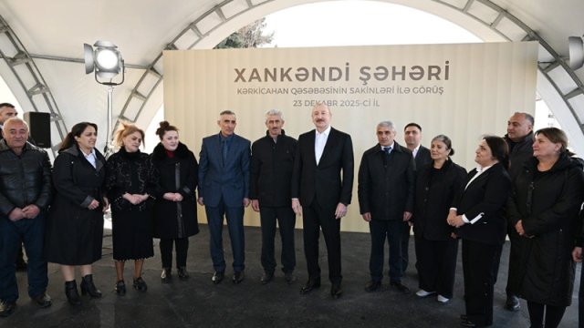 Prezident Xankəndi və Ağdama səfər etdi, sakinlərlə görüşdü- YENİLƏNİB