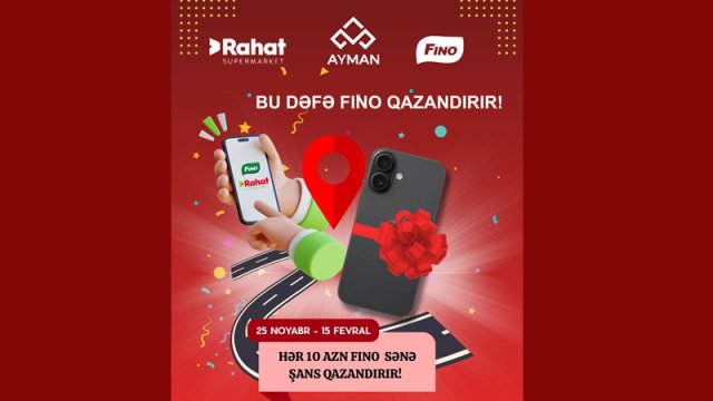 "Fino"dan "Apple&rdquo; qazanmaq şansı!" adlı stimullaşdırıcı lotereyanın ilk tirajı keçirilib