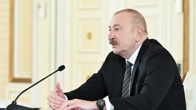 
İlham Əliyev: Azad edilmiş ərazilərdə daha iki böyük su anbarının tikintisinə hazırlıq işləri gedir