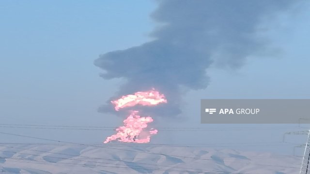 Azərbaycanda palçıq vulkanı püskürdü