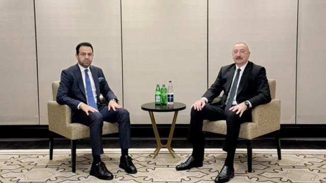 İlham Əliyevin Əbu-Dabidə Müsəlman Ağsaqqalları Şurasının baş katibi ilə görüşü oldu
