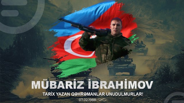 Bu gün Milli Qəhrəman Mübariz İbrahimovun doğum günüdür