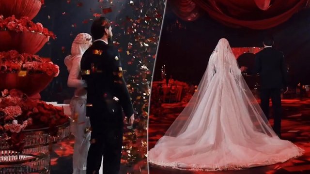 Qurban Qurbanovun qızının toyu oldu - VİDEO