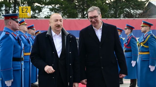 Prezidentin Serbiyaya səfəri başa çatdı - FOTO