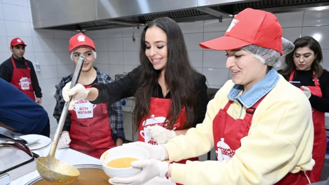Leyla Əliyeva Qubada iftar məclisində iştirak etdi - FOTO