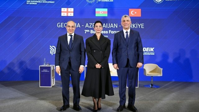 Gürcüstan-Azərbaycan-Türkiyə biznes forumu keçirilib