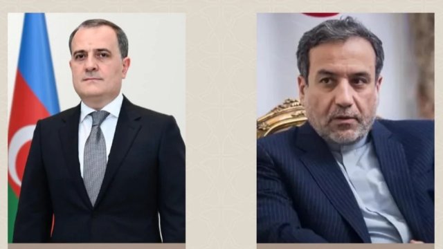 Ceyhun Bayramov Abbas Əraqçiyə Əli Xameneinin və mülki insanların ölümü ilə bağlı başsağlığı verib