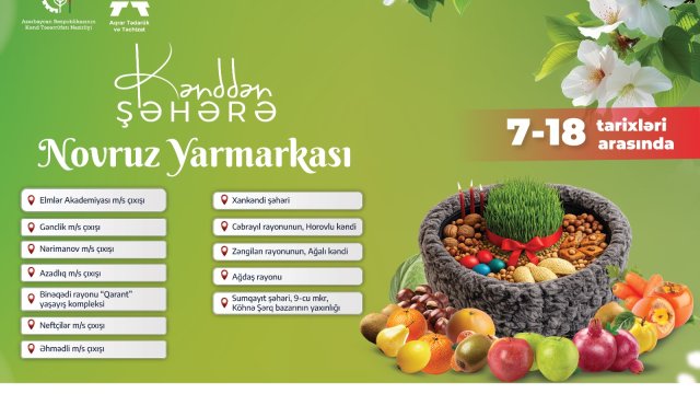 &ldquo;Kənddən Şəhərə&rdquo; Novruz yarmarkaları başlayır