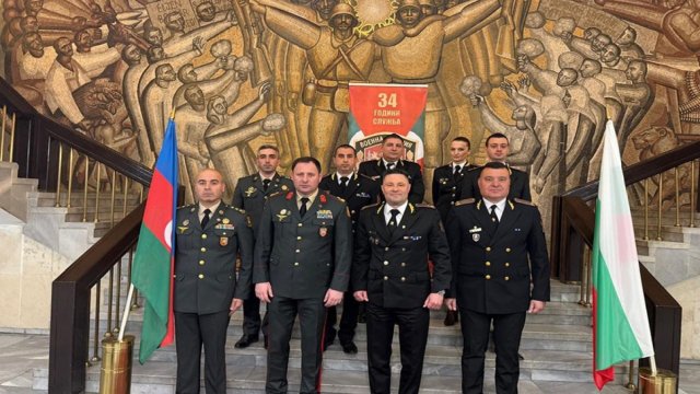 Hərbi polisin nümayəndə heyəti Bolqarıstana səfər edib - FOTOLAR