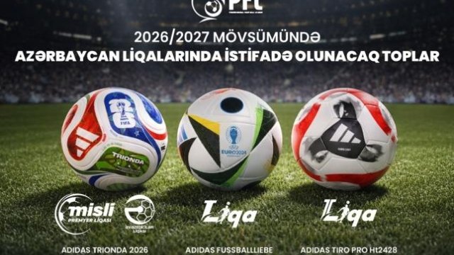 Azərbaycan liqalarında istifadə olunacaq toplar müəyyənləşdi
