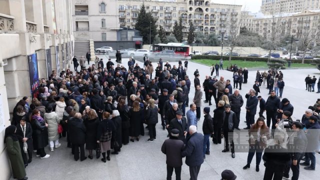 Rasim Balayevlə vida mərasimi keçirilir - FOTO
