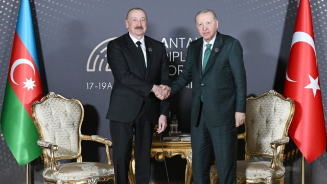 Antalyada İlham Əliyevlə Ərdoğanın görüşü keçirilir - FOTOLAR