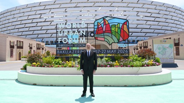 Prezident Olimpiya Stadionunun ərazisində WUF13 ilə bağlı görülən işlərlə tanış oldu - FOTO