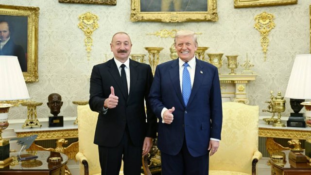 İlham Əliyev 907-ci düzəlişin istisnasının uzadılmasına görə Trampa təşəkkür etdi