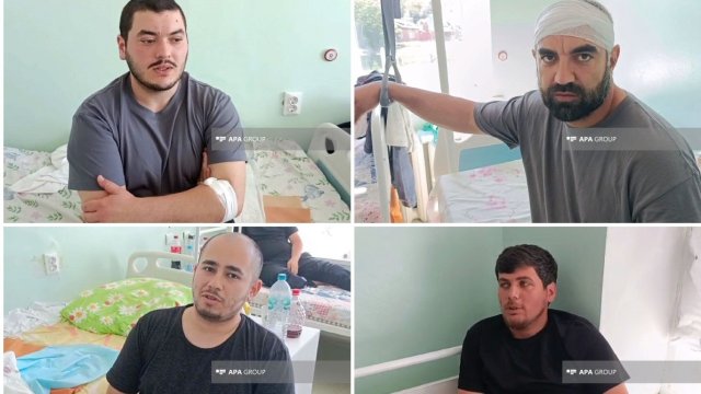 Azov dənizində gəmiyə hücum zamanı yaralanan azərbaycanlıların vəziyyəti açıqlanıb