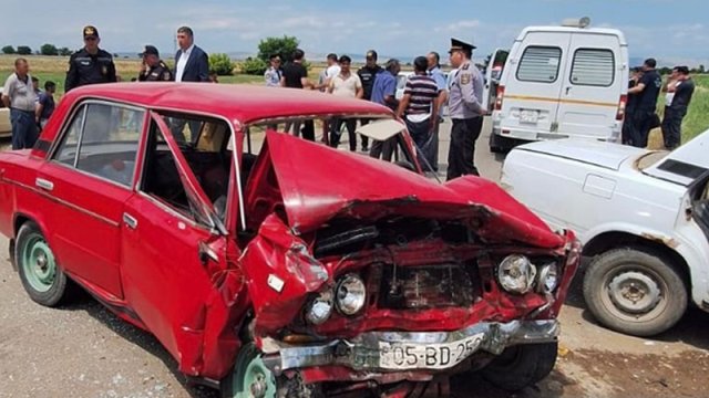 Goranboyda ağır qəza: 2 nəfər öldü