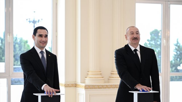 Bakıda "Dostlug" tankerinin onlayn formatda hədiyyə olunması mərasimi keçirildi - FOTO