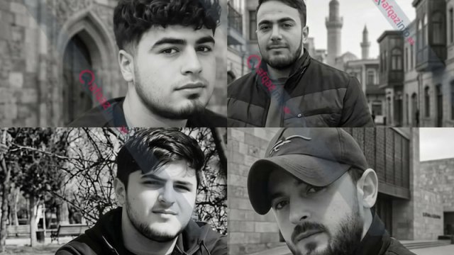 Mərdəkanda dənizdə batan 4 gəncin görüntüləri - VİDEO