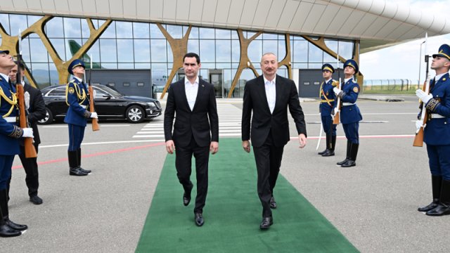 Sərdar Berdiməhəmmədovun Azərbaycana səfəri başa çatdı - FOTO