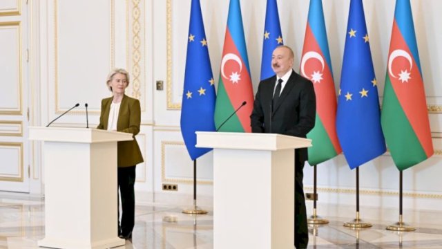 İlham Əliyev və Ursula Fon der Lyayen mətbuata bəyanatlarla çıxış ediblər - TAM MƏTN