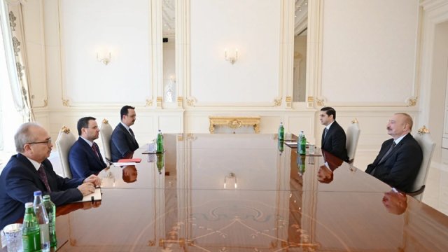 İlham Əliyev Türkiyənin ədliyyə nazirini qəbul etdi - FOTO