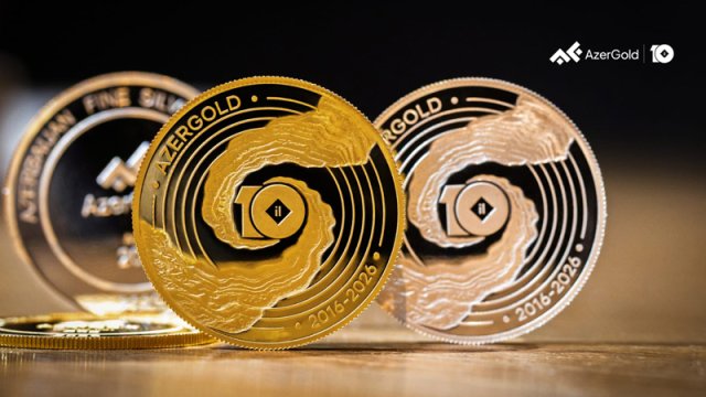 "AzerGold"un 25-ci sikkə kolleksiyası dövlət şirkətinin 10 illik fəaliyyətinə həsr edilib