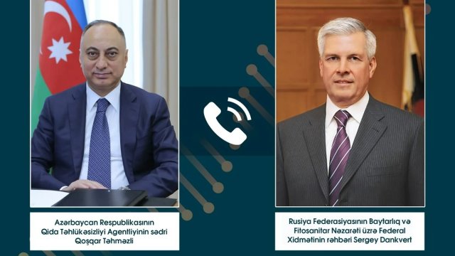 AQTA sədri ilə &ldquo;Rosselxoznadzor&rdquo;un rəhbəri arasında ikitərəfli əməkdaşlıq müzakirə olunub