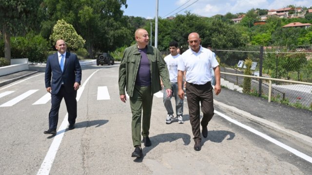 Prezident Xocavəndin Quzeyxırman kəndində oldu - FOTO