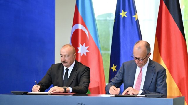 Azərbaycanla Almaniya arasında Birgə Bəyannamə imzalanıb