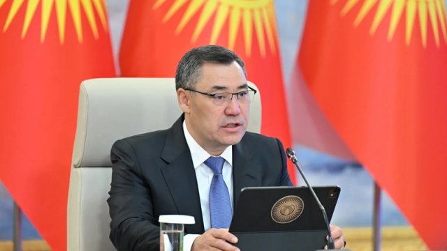 Sadır Japarov: Qırğızıstan ilə Azərbaycan arasında siyasi dialoq bu gün ən yüksək səviyyədədir