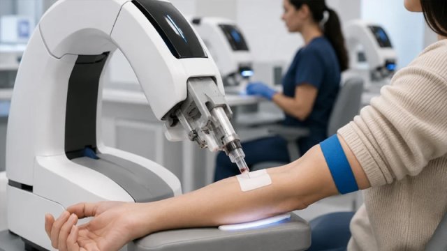 Qan alma işi robotlara keçir: Bir işçi üç cihazı idarə edə biləcək