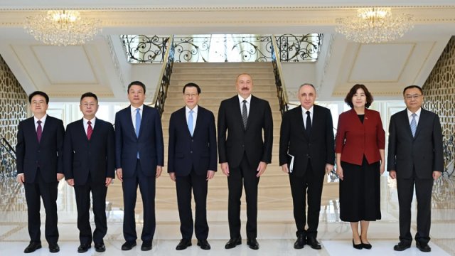 İlham Əliyev Çinin Baş prokurorunu qəbul etdi - FOTO