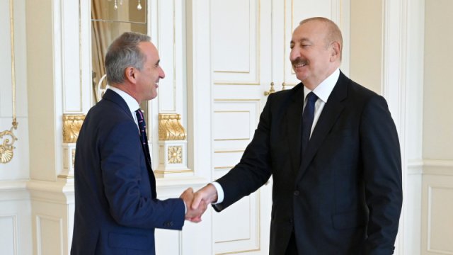 İlham Əliyev ATƏT Parlament Assambleyasının prezidentini qəbul etdi - FOTO