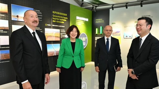 Prezidentin sosial media hesablarında "Qobustan" GES-in açılışı ilə bağlı paylaşım edildi