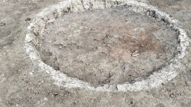 Xudutəpə qədim yaşayış məskənində gil ocaq qurğuları aşkar edildi