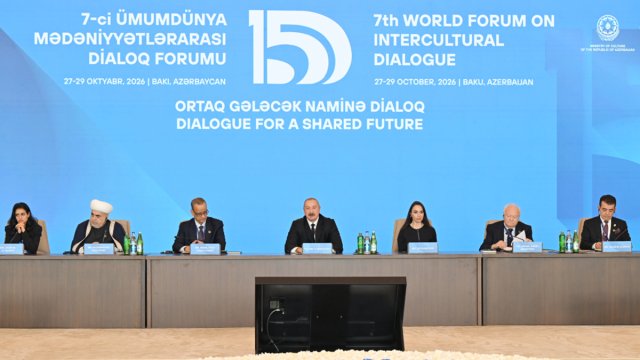 İlham Əliyev VII Ümumdünya Mədəniyyətlərarası Dialoq Forumunun açılışında çıxış etdi - YENİLƏNİB
