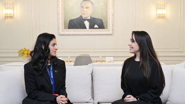 Leyla Əliyeva Dünya Turizm Təşkilatının Baş katibi ilə görüşdü - FOTO
